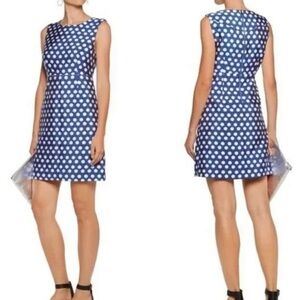 DVF Diane Von Furstenberg "Carrie" Hexagon Print Mini Shift Dress – Size 0